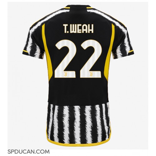 Muški Nogometni Dres Juventus Timothy Weah #22 Domaci 2023-24 Kratak Rukav